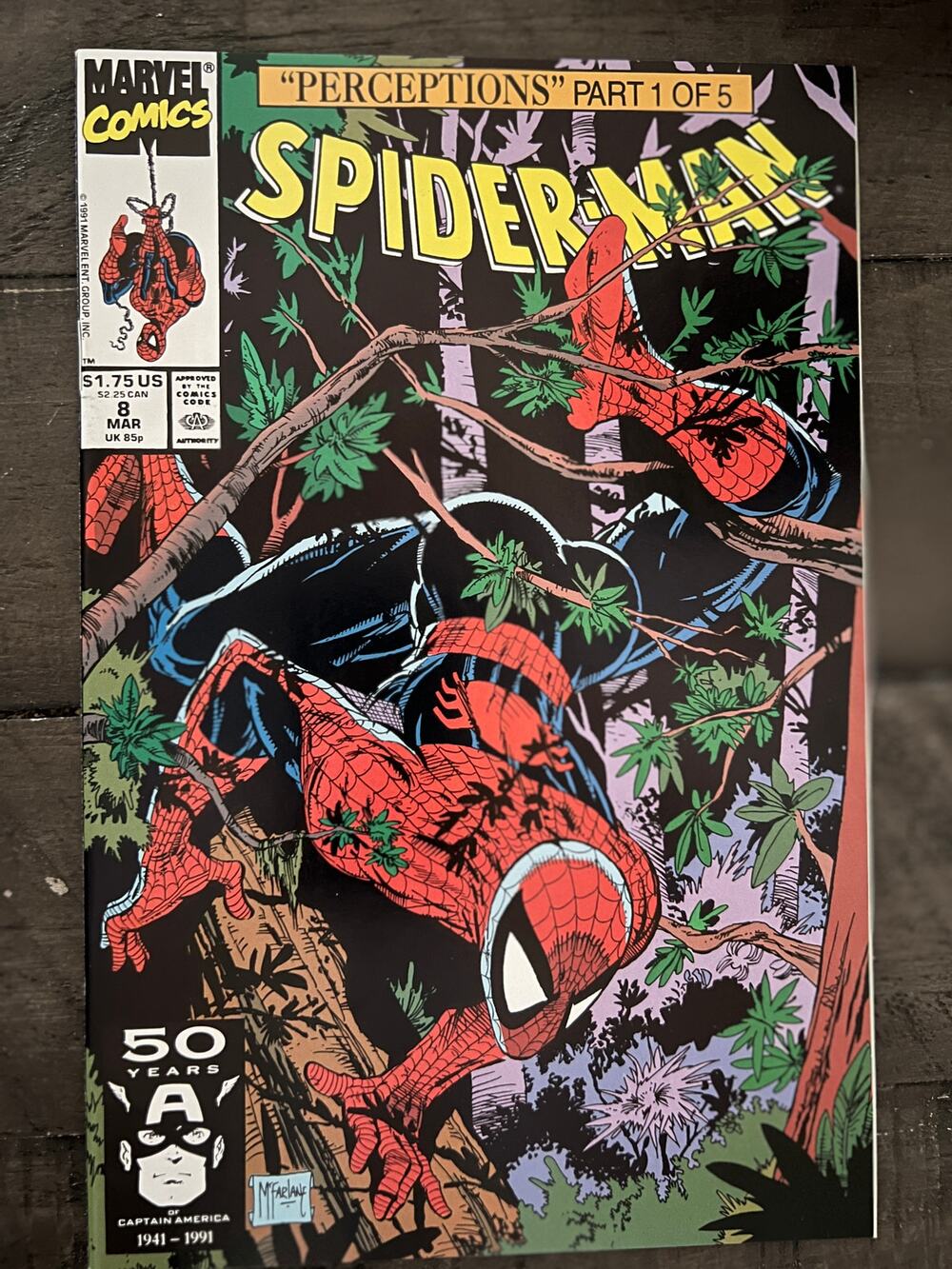 VINTAGE 1991 Marvel "SPIDER-MAN" #8 - M - Never Opened!